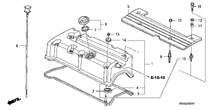 Load image into Gallery viewer, Honda K-Series Valve Cover Gasket Set 12030-PNC-000