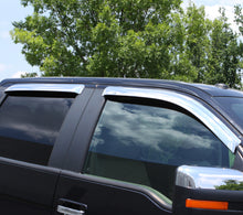 Load image into Gallery viewer, AVS 16-18 Nissan Titan XD Crew Cab Ventvisor Front &amp; Rear Window Deflectors 4pc - Chrome