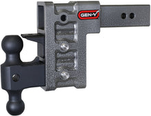 Load image into Gallery viewer, Gen-Y Mega Duty 2.5in Shank 6in Drop 3K TW 21K Hitch w/GH-061 Dual-Ball/GH-062 Pintle Lock