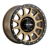 Method MR305 NV 18x9 +18mm Offset 8x170 130.81mm CB Method Bronze/Black Street Loc Wheel