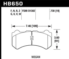 Load image into Gallery viewer, Hawk 09-16 Nissan GT-R HPS 5.0 Front Brake Pads