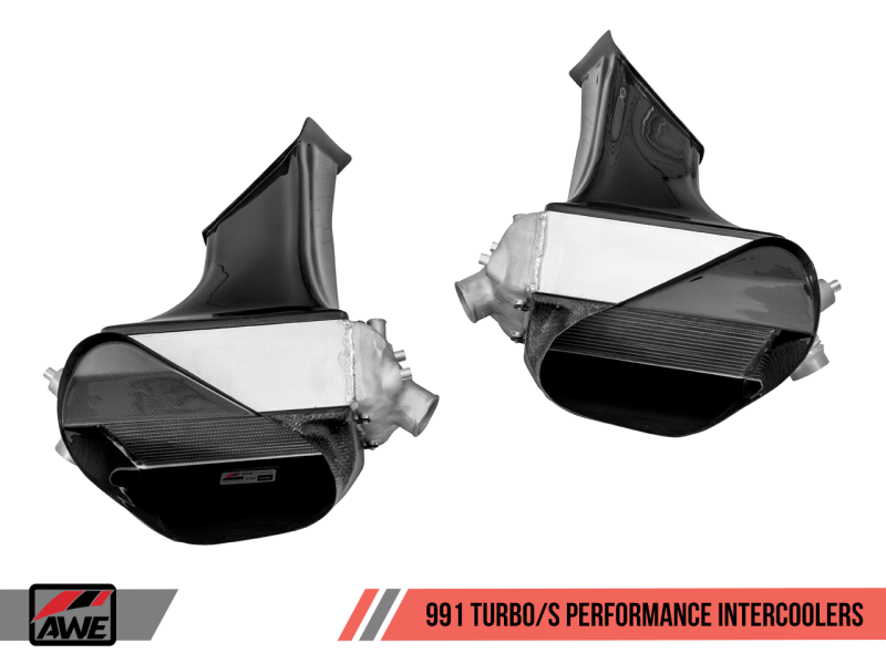 AWE Tuning Porsche 991 (991.2) Turbo/Turbo S Performance Intercooler Kit