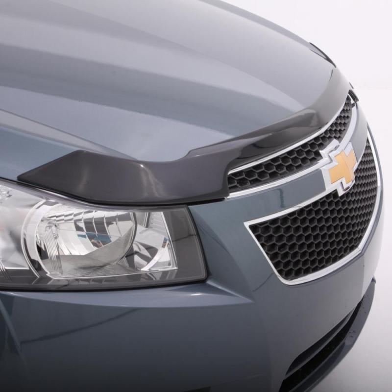 AVS 11-15 Kia Optima (Hood Mount) Aeroskin Low Profile Acrylic Hood Shield - Smoke