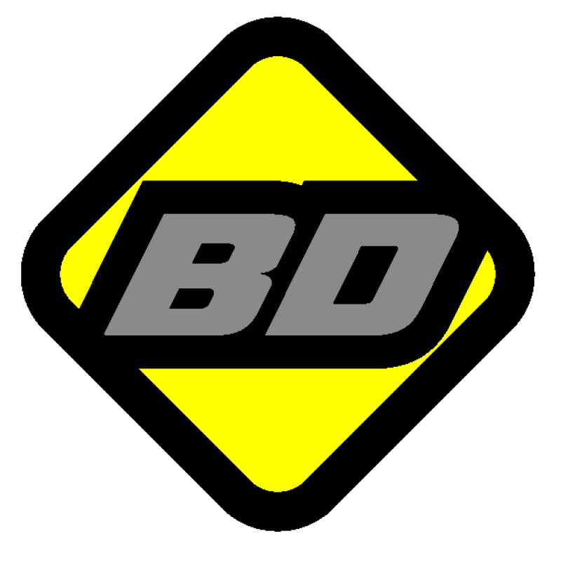 BD Diesel Xtruded Trans Oil Cooler - 1/2 inch Cooler Lines