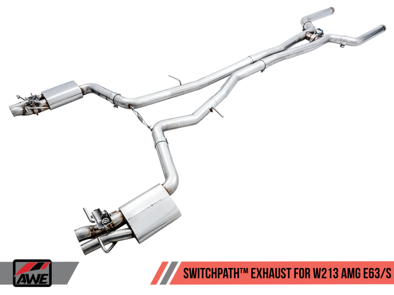 AWE Tuning Mercedes-Benz W213 AMG E63/S Sedan/Wagon SwitchPath Exhaust System - for DPE Cars