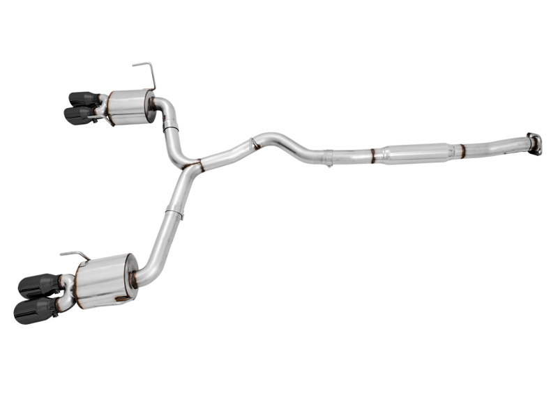 AWE Tuning 2015+ Subaru WRX VA Sedan Touring Edition Exhaust - Diamond Black Tips (102mm)