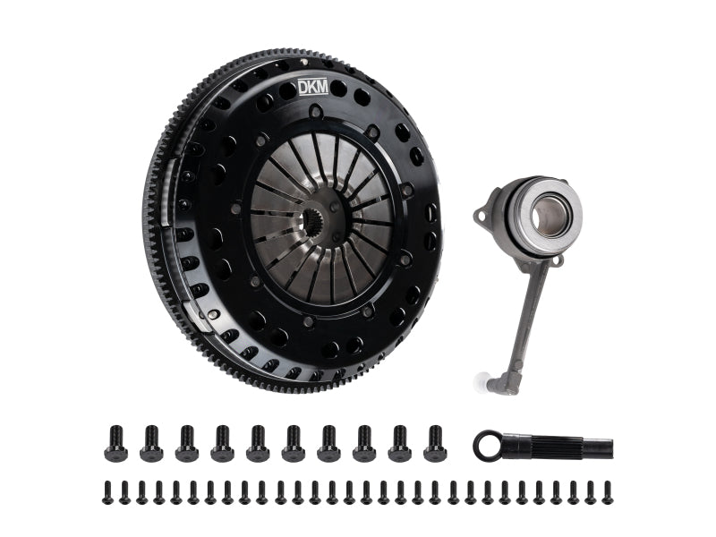 DKM Clutch VW MK4 R32 MS Twin Disc Clutch Kit w/Steel Flywheel (660 ft/lbs Torque)