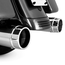 Load image into Gallery viewer, Vance &amp; Hines HD Touring 95-16 Torquer 450 Chrome Slip-On Exhaust