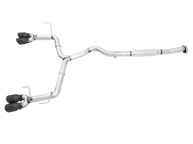 AWE Tuning Subaru WRX/STI VA/GV Sedan Track Edition Exhaust - Diamond Black Tips (102mm)