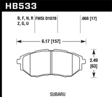 Load image into Gallery viewer, Hawk 05-08 LGT D1078 Performance Ceramic Street Front Brake Pads