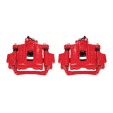 Power Stop 03-09 Toyota 4Runner Rear Red Calipers w/Brackets - Pair