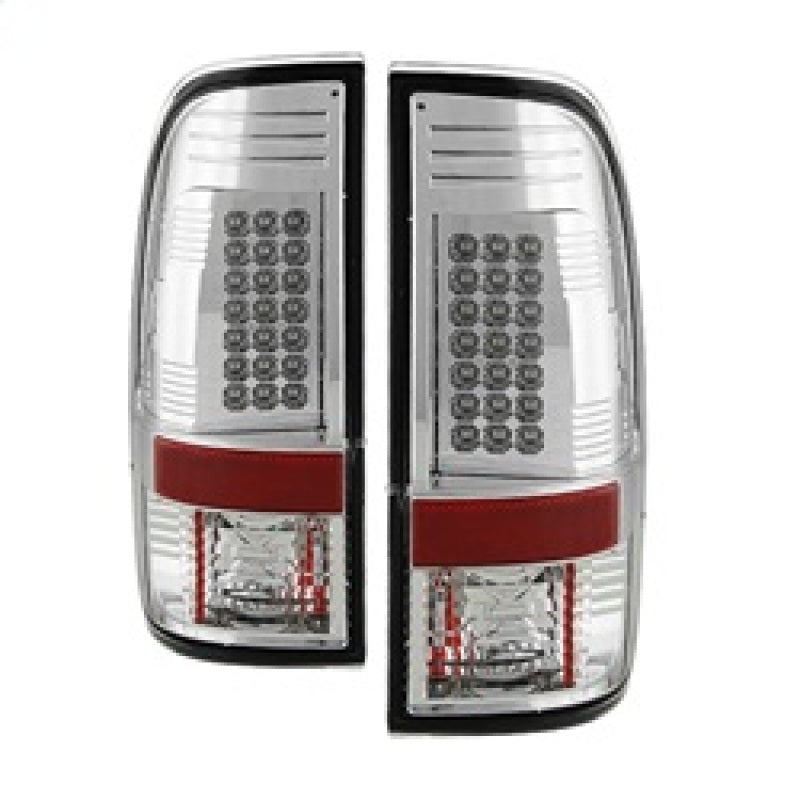 Spyder Ford Super Duty 08-15 LED Tail Lights Chrome ALT-YD-FS07-LED-C