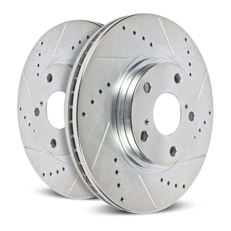 Power Stop 15-17 Ford F-150 Rear Evolution Drilled & Slotted Rotors - Pair