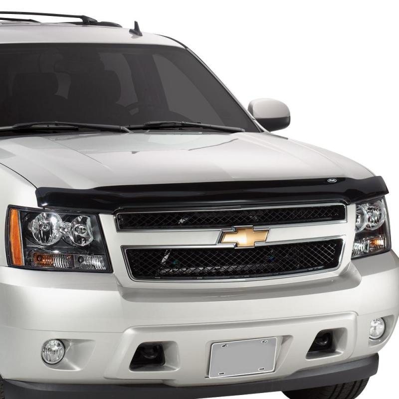 AVS 15-18 GMC Sierra 2500 (Excl. Induction Hood) Bugflector Medium Profile Hood Shield - Smoke