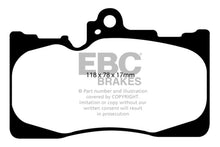 Load image into Gallery viewer, EBC 07-08 Lexus GS350 3.5 RWD Yellowstuff Front Brake Pads