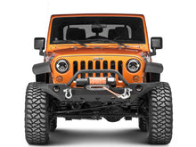 Load image into Gallery viewer, Raxiom 97-18 Jeep Wrangler TJ/JK Axial Halo Headlights w/ DRL Amber Signals- Blk Hsng (Clear Lens)