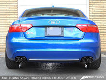 Load image into Gallery viewer, AWE Tuning Audi B8 S5 4.2L Track Edition Exhaust System - Diamond Black Tips