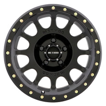 Load image into Gallery viewer, Method MR305 NV 17x8.5 0mm Offset 5x5.5 108mm CB Matte Black Wheel