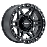 Method MR312 18x9 +18mm Offset 8x170 130.81mm CB Matte Black Wheel