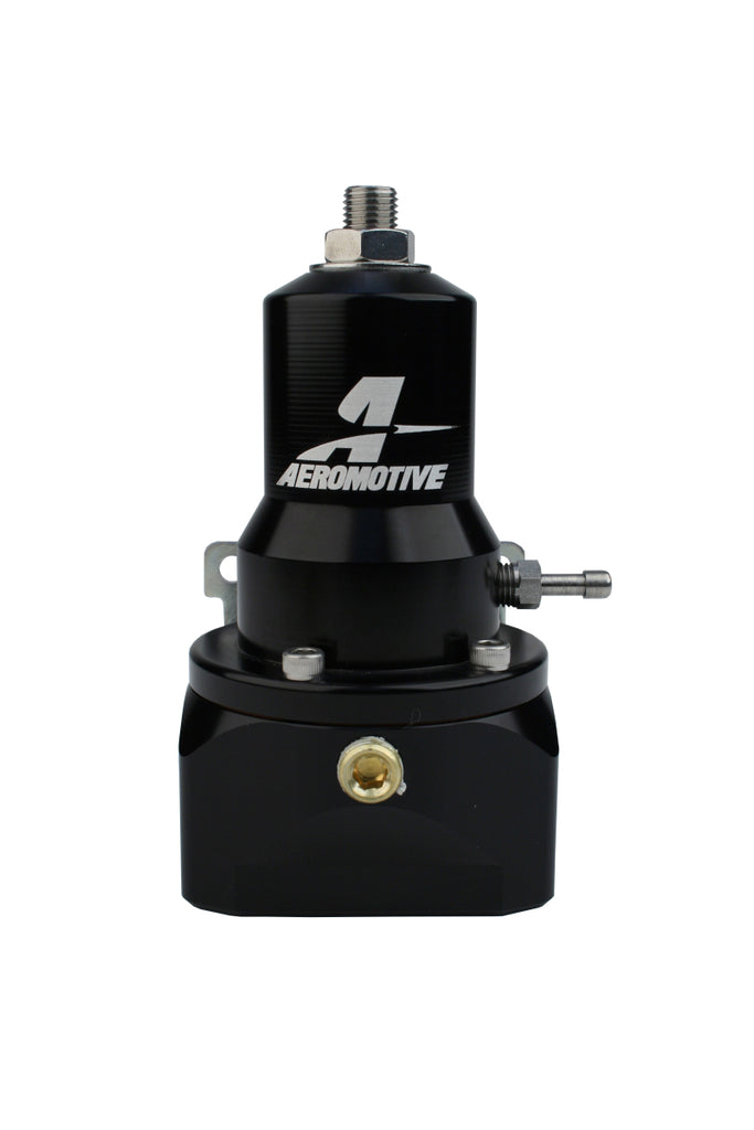 Aeromotive Regulator - 30-120 PSI - .500 Valve - 2x AN-10 Inlets / AN-10 Bypass