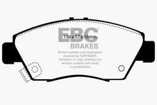 Load image into Gallery viewer, EBC 12 Acura ILX 1.5 Hybrid Ultimax2 Front Brake Pads