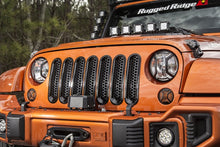 Load image into Gallery viewer, Rugged Ridge Grille Inserts Perforated 07-18 Jeep Wrangler