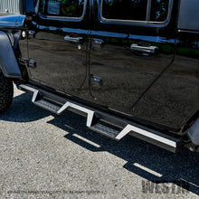 Load image into Gallery viewer, Westin 2020 Jeep Gladiator HDX Drop Nerf Step Bars - Textured Black