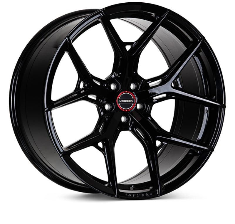 Vossen HF-5 20x9 / 5x120 / ET35 / Flat Face / 72.56 - Gloss Black Wheel