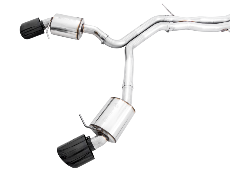 AWE Tuning Audi B9 RS 5 Sportback Touring Edition Exhaust-Non Resonated- Diamond Black RS Style Tips