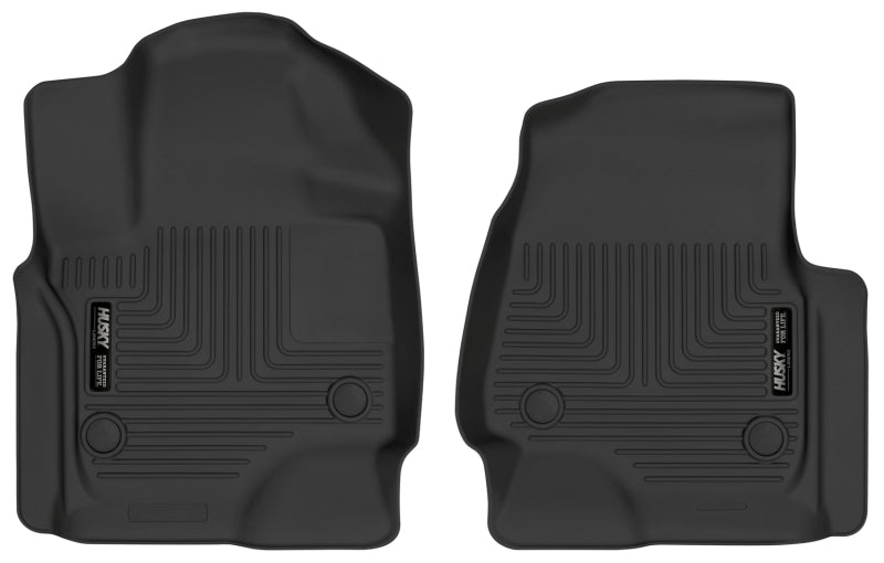 Husky Liners 18-22 Ford Expedition / 18-19 Lincoln Navigator X-Act Contour Black Front Floor Liners