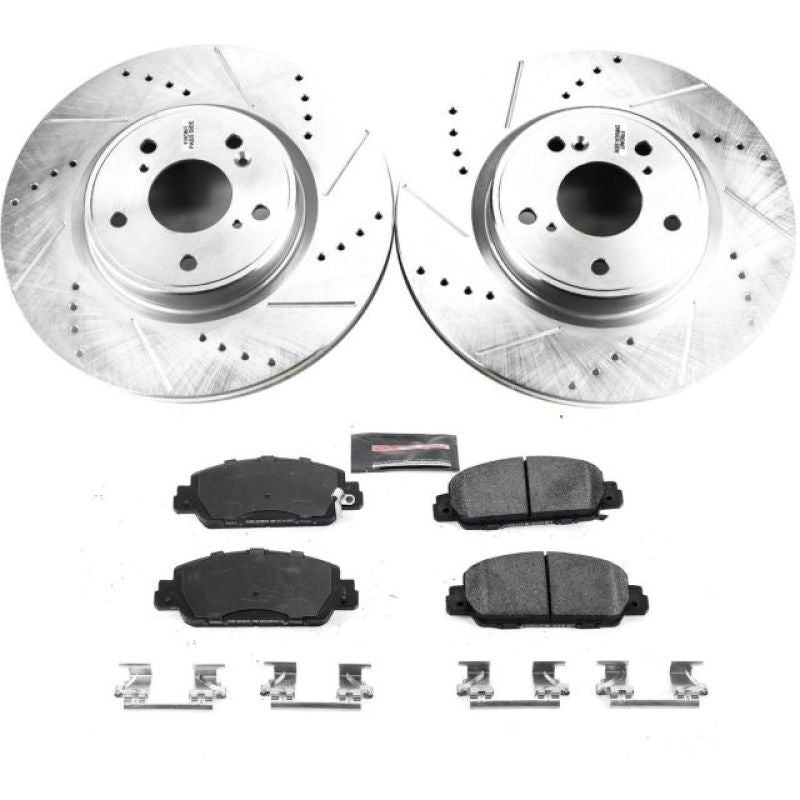 Power Stop 18-19 Honda Accord Front Z23 Evolution Sport Brake Kit