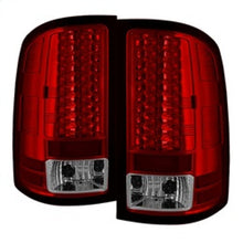 Load image into Gallery viewer, Spyder GMC Sierra 07-13 (Not 3500 Dually 4 Rear Wheels)LED Tail Lights Red Clear ALT-YD-GS07-LED-RC