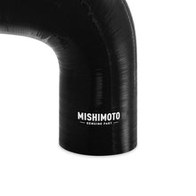 Load image into Gallery viewer, Mishimoto Silicone Reducer Coupler 90 Degree 2.5in to 3in - Black