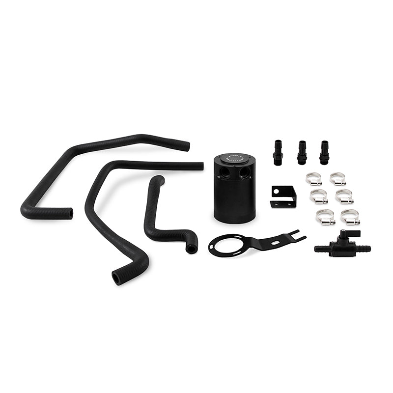 Mishimoto 2016+ Mazda Miata Baffled Oil Catch Can Kit - Black