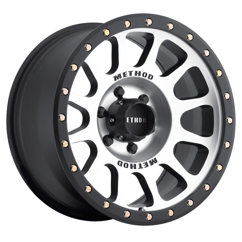 Method MR305 NV 17x8.5 0mm Offset 6x5.5 108mm CB Machined/Black Street Loc Wheel