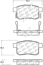 Load image into Gallery viewer, StopTech Sport Performance 11-17 Honda Accord Rear Brake Pads