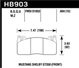 Hawk 15-017 Ford Mustang Shelby GT350/GT350R HP+ Front Brake Pads