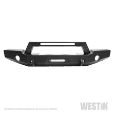 Load image into Gallery viewer, Westin 18-20 Jeep Wrangler WJ2 Full Width Front Bumper w/LED Light Bar Mount Textured Black