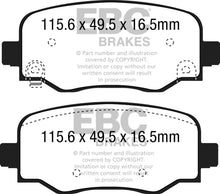 Load image into Gallery viewer, EBC 15+ Fiat 500X 1.4 Turbo Greenstuff Rear Brake Pads