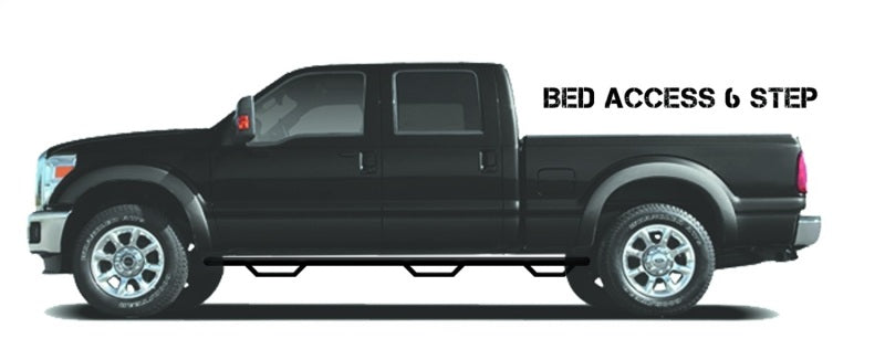 N-Fab Nerf Step 15.5-17 Dodge Ram 1500 Crew Cab 5.7ft Bed - Tex. Black - Bed Access - 3in