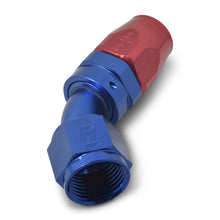 Load image into Gallery viewer, Russell Performance -10 AN Red/Blue 45 Degree Full Flow Hose End