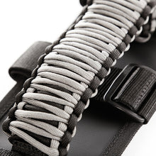 Load image into Gallery viewer, Rugged Ridge Paracord Grab Handles Gray/Black Pair