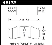 Load image into Gallery viewer, Hawk Stoptech ST-60 Caliper DTC-60 Race Brake Pads