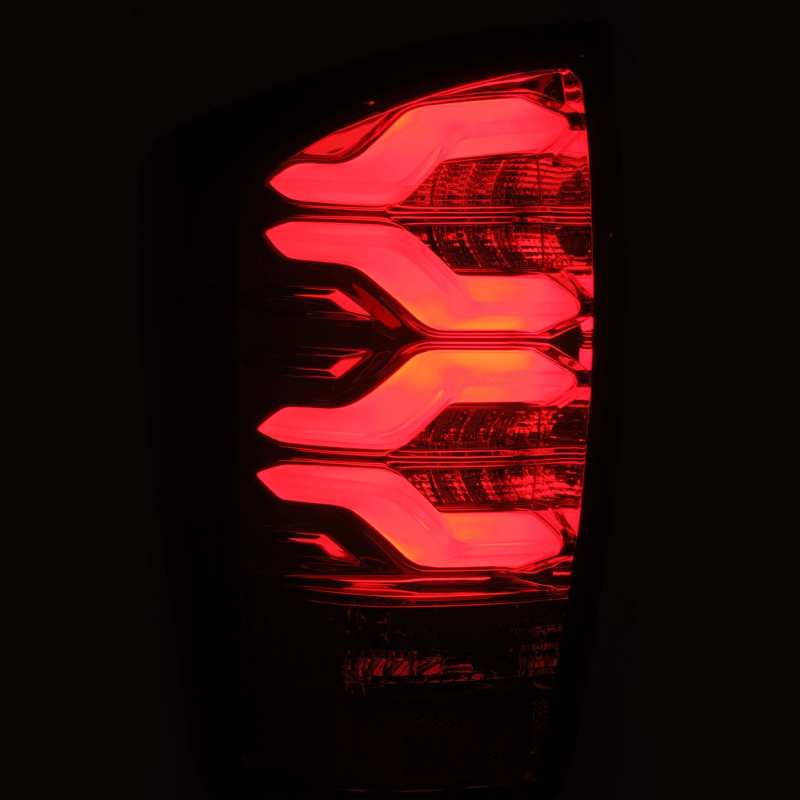 AlphaRex 16-20 Toyota Tacoma PRO-Series LED Tail Lights Jet Black