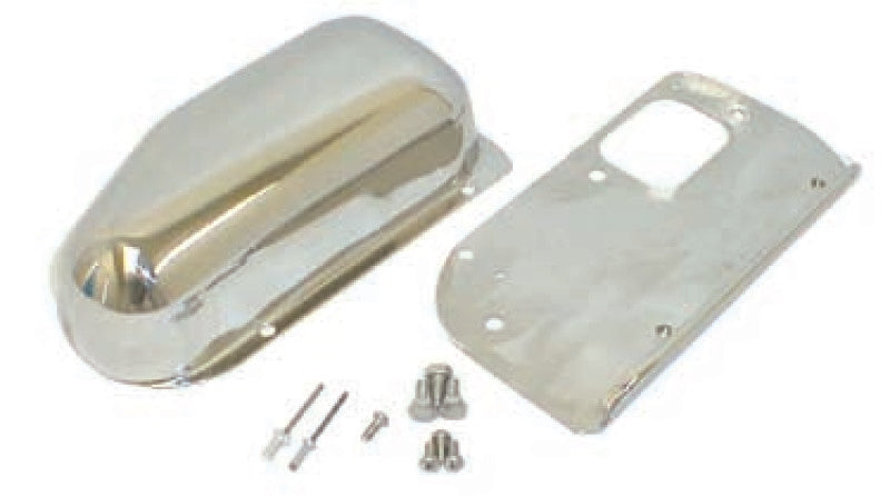 Rugged Ridge 76-86 Jeep CJ Stainless Steel Wiper Motor Cover Kit