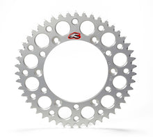 Load image into Gallery viewer, Renthal 02-23 Yamaha YZ 125/ YZ 250/F/X/ YZ450F Rear Grooved Sprocket - Silver 520-49P Teeth