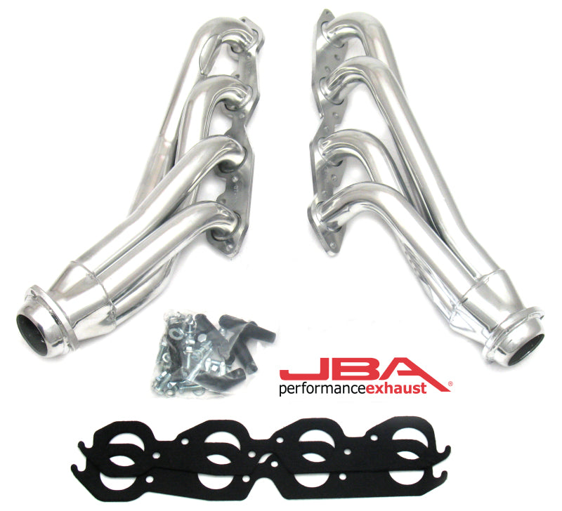 JBA 01-03 Gm Truck 8.1L BBC w/o EGR/A.I.R. 1-3/4in Primary Silver Ctd Cat4Ward Header