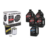 Maxima V-Twin Oil Change Kit Synthetic w/Chrome Filter Sportster