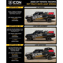 Load image into Gallery viewer, ICON 05-15 Toyota Tacoma 0-3.5in/16-17 Toyota Tacoma 0-2.75in Stg 9 Suspension System w/Tubular Uca