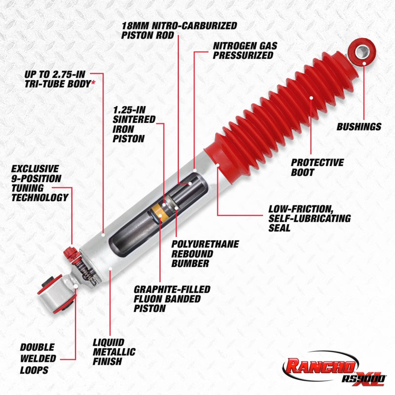 Rancho 69-91 Chevrolet Blazer / Full Size Front RS9000XL Shock